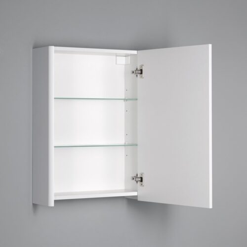 DENEB szafka z lustrem 50x70x18 cm biały mat