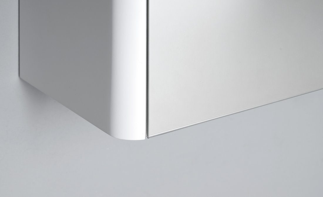 DENEB szafka z lustrem 80x70x18 cm biały mat DENEB szafka z lustrem 80x70x18 cm biały mat