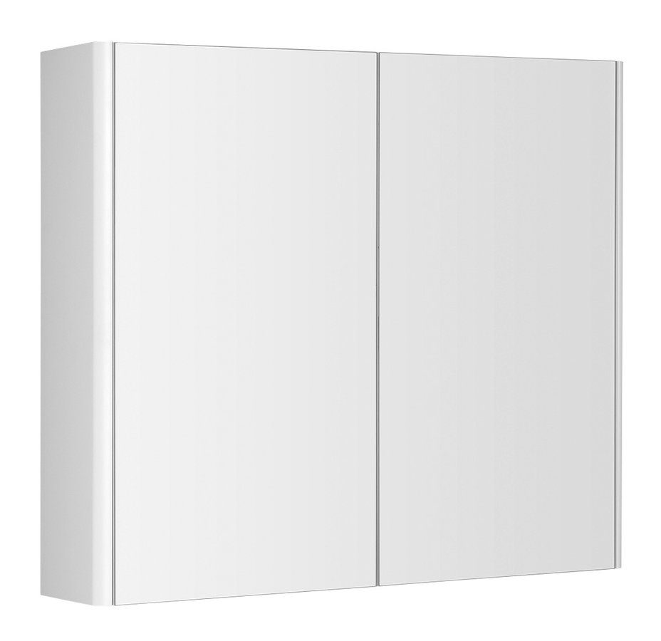 DENEB szafka z lustrem 80x70x18 cm biały mat DENEB szafka z lustrem 80x70x18 cm biały mat