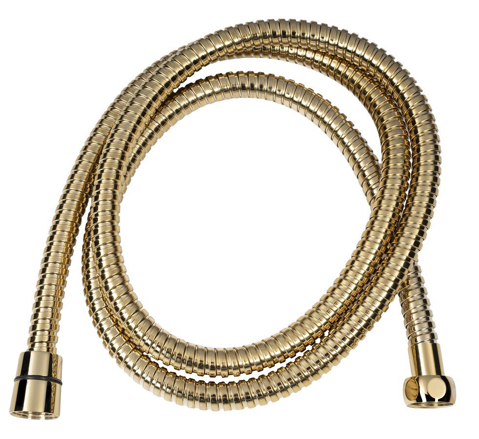 POWERFLEX wąż prysznicowy metalowy150cm złoty POWERFLEX wąż prysznicowy metalowy150cm złoty