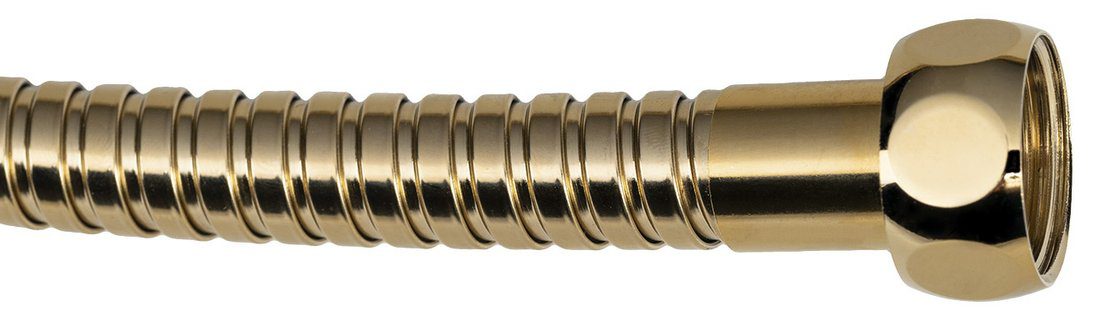 POWERFLEX wąż prysznicowy metalowy150cm złoty POWERFLEX wąż prysznicowy metalowy150cm złoty