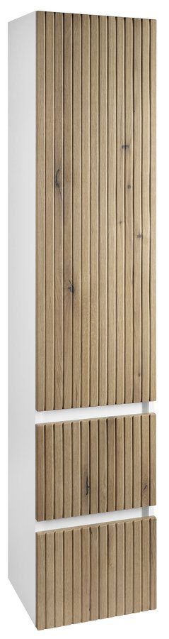 PANEDA STRIP szafka wysoka wisząca 35x165x31 cm lewa/prawa dąb emporio PANEDA STRIP szafka wysoka wisząca 35x165x31 cm lewa/prawa dąb emporio