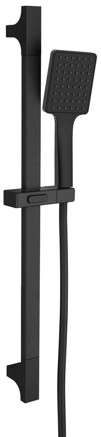 Zestaw prysznicowy przesuwny uchwyt 680mm czarny mat Zestaw prysznicowy przesuwny uchwyt 680mm czarny mat