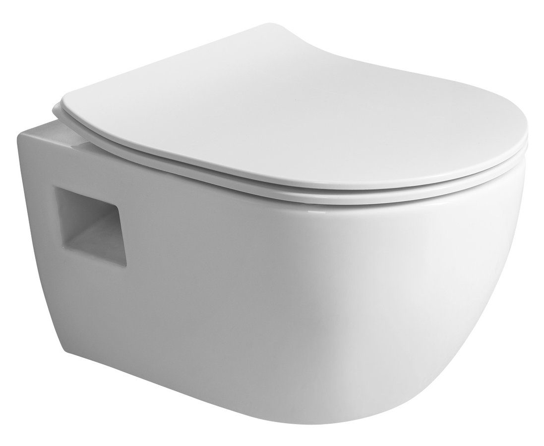 LUNA WC wiszące Vortex Rimless 35,5x49cm biały LUNA WC wiszące Vortex Rimless 35,5x49cm biały
