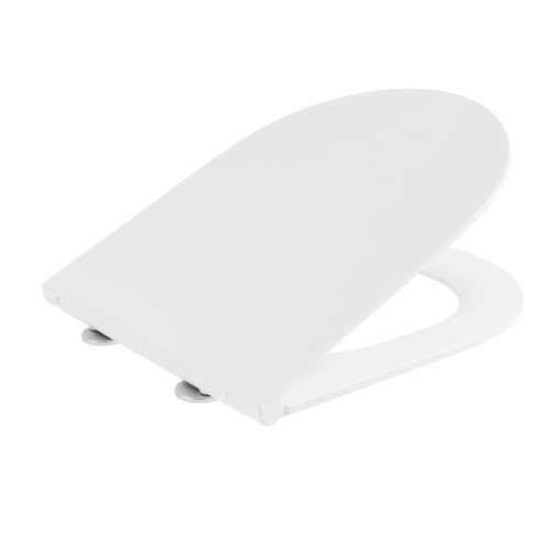GLANZ deska WC, SLIM, Soft Close, Easy Take, biały