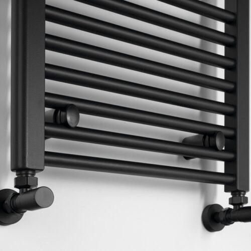 DIRECT grzejnik z dolnymi przyłączami 450x1320 mm czarny mat
