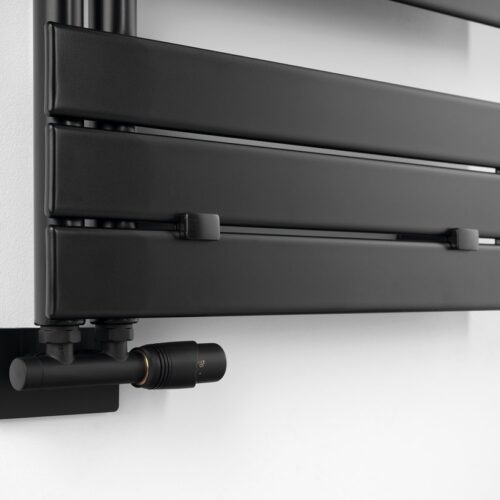 MYTHOS grzejnik łazienkowy 500x1730 mm czarny mat