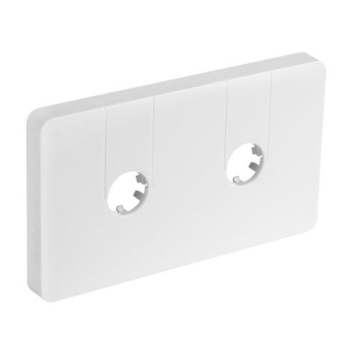 Rozeta maskująca do grzejnika Q-START biały mat – montaż po instalacji