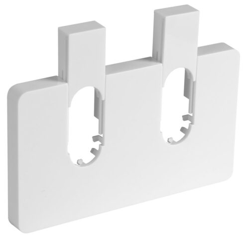 Rozeta maskująca do grzejnika Q-START biały mat – montaż po instalacji