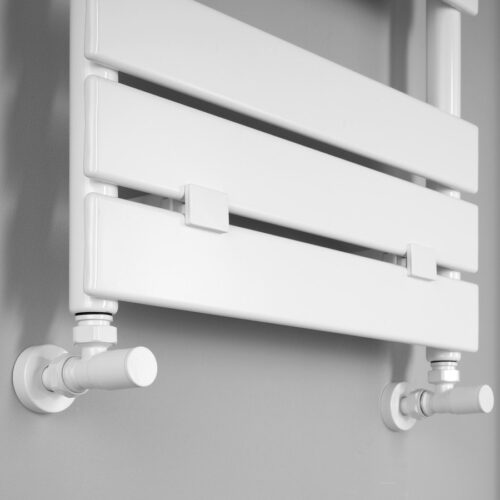 C-START zestaw przyłączeniowy zaworów manualnych narożnych biały