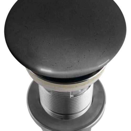 Korek umywalkowy 5/4 klik-klak betonowy grzybek 10-80mm antracyt półpołysk