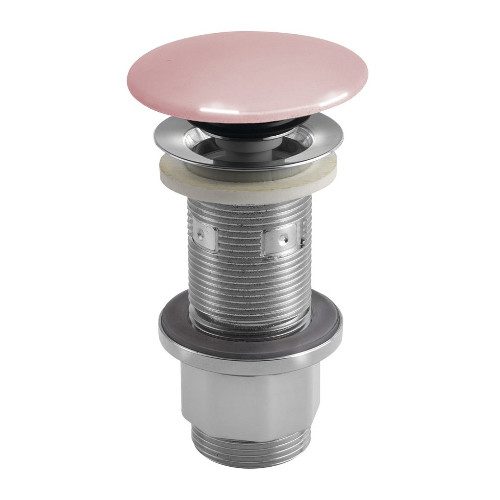 Korek umywalkowy 5/4'' klik-klak betonowy grzybek 10-80mm różowy półpołysk