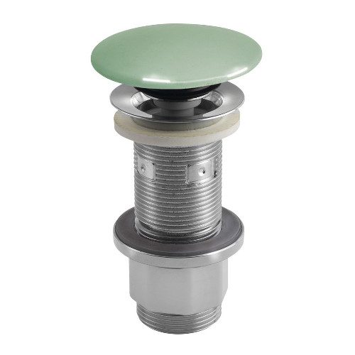 Korek umywalkowy 5/4 klik-klak betonowy grzybek 10-80mm zielony półpołysk