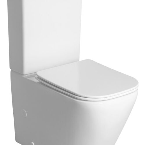IMALA kompakt WC, Vortex Rimless, odpływ poziomy/pionowy, biały