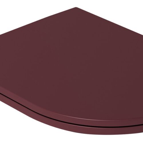 INFINITY Deska WC SLIM, Soft Close, Easy Take, maroon red mat