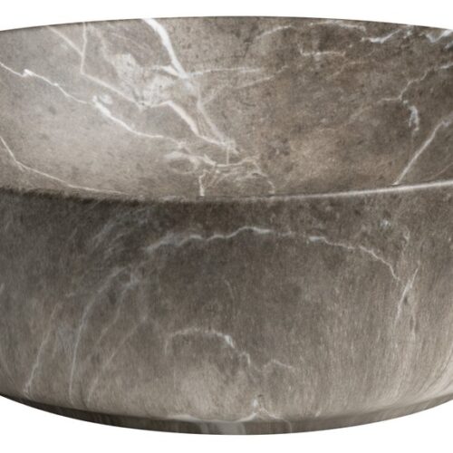 RONDEA umywalka ceramiczna nablatowa średnica 41cm, breccia marmur