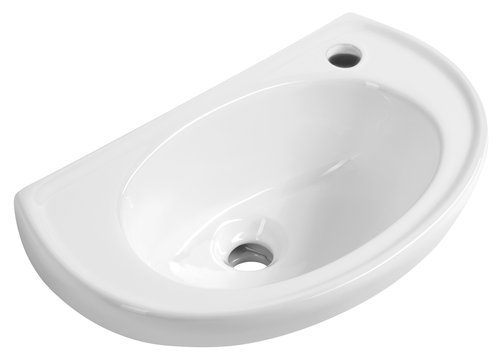 WINZ umywalka ceramiczna 46x27cm, biały WINZ umywalka ceramiczna 46x27cm, biały