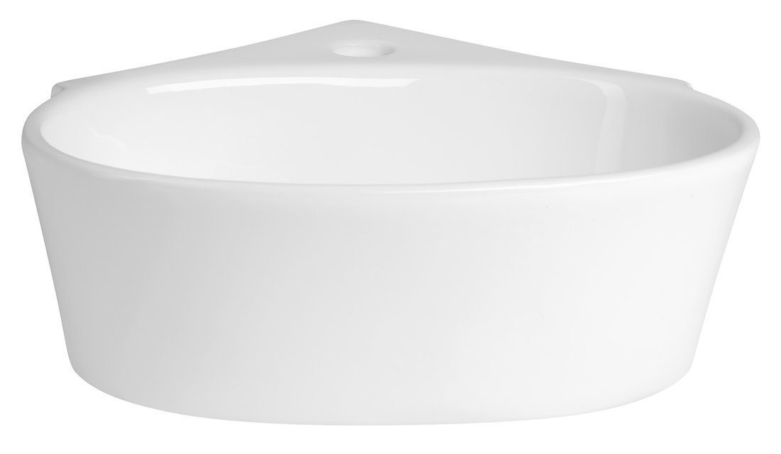 ECKERT umywalka ceramiczna narożna 36x36cm, biały ECKERT umywalka ceramiczna narożna 36x36cm, biały
