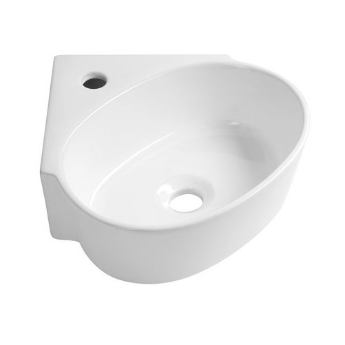 ECKERT umywalka ceramiczna narożna 36x36cm, biały