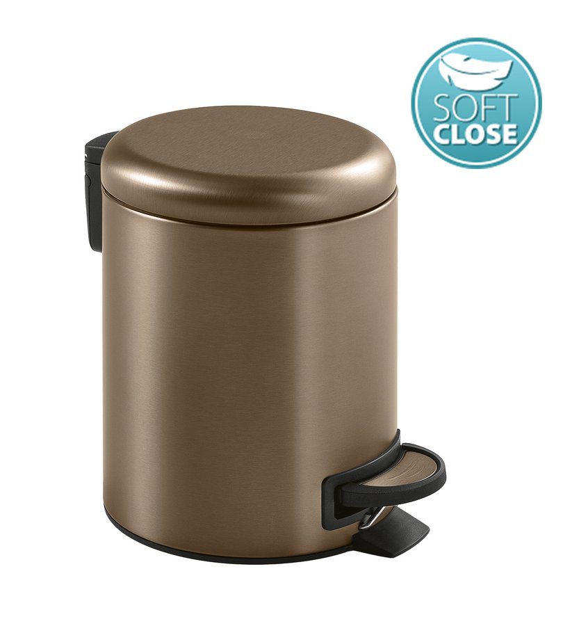 POTTY kosz na śmieci 3l, Soft Close, miedź mat POTTY kosz na śmieci 3l, Soft Close, miedź mat