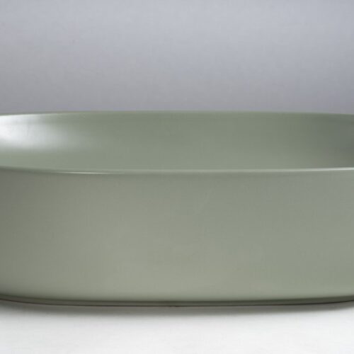 ARDEA ceramiczna umywalka nablatowa, 60,5x41,5cm, verde