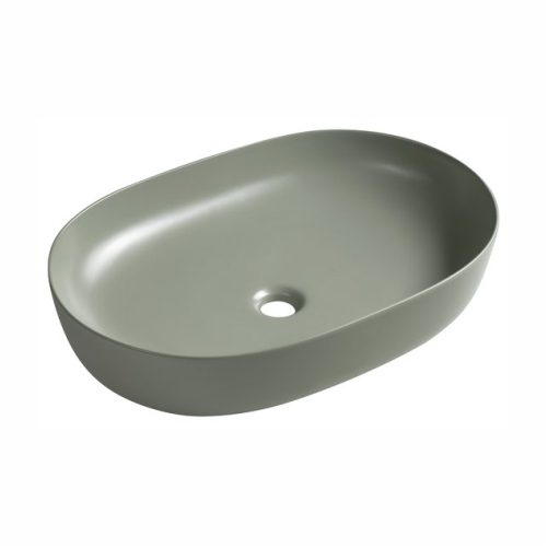 ARDEA ceramiczna umywalka nablatowa, 60,5x41,5cm, verde