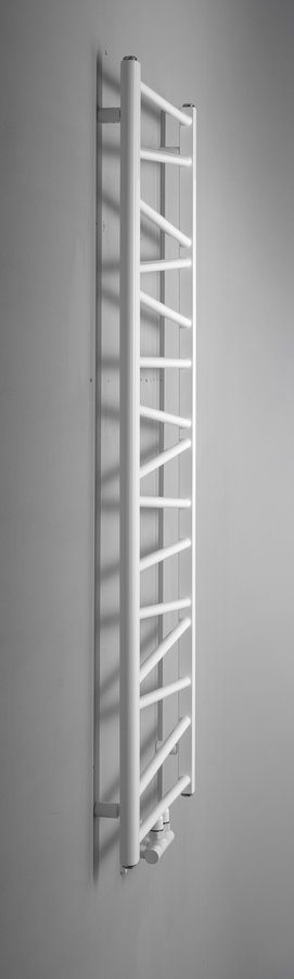 ANNALISA grzejnik łazienkowy 500x1375mm, podłączenie centralne, biały ANNALISA grzejnik łazienkowy 500x1375mm, podłączenie centralne, biały