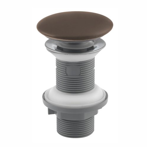 Korek umywalkowy 5/4", klik-klak, korek ceramiczny, 20-70mm, taupe